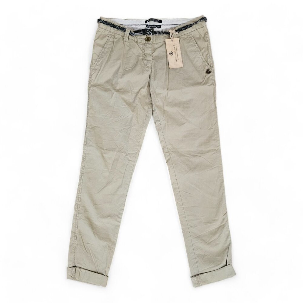 Maison Scotch (Scotch and Soda) Basic Chino Khaki Pants NWT $170